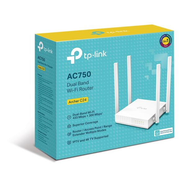 Router TPLink Wi-Fi de doble banda AC750 - Imagen 2