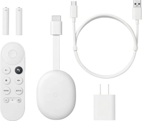 CHROMECAST GOOGLE GOOGLE TV Wifi BT Dollby Vision HDR10 HDMI Alimentador USB-C - Imagen 2