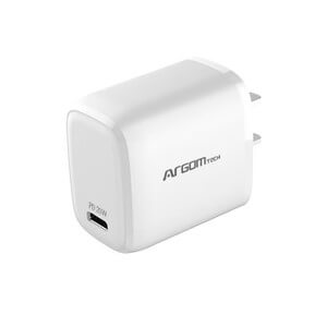CARGADOR DE PARED USB-C ARGOM 20 W  ARG-AC-0114WT