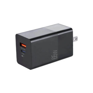 CARGADOR DE PARED VOLTA P6 65W PD TYPE-C + USB  ARG-AC-0124BK