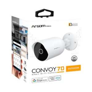 CAMARA QHD 2K PARA EXTERIORES/INTERIORES Wi-Fi INTELIGENTE CONVOY 70