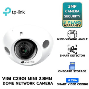 CAMARA TP-LINK VIGI C230I 3MP TIPO DOME CON IR BLANCA